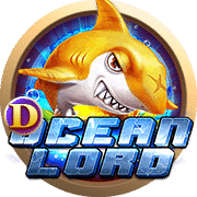 Ocean Lord online fishing slot game at MRATM88 featuring Golden Shark boss