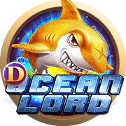 Ocean Lord online fishing slot game at MRATM88 featuring Golden Shark boss