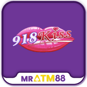 MRATM88 918Kiss slot game thumbnail and logo for mobile play.
