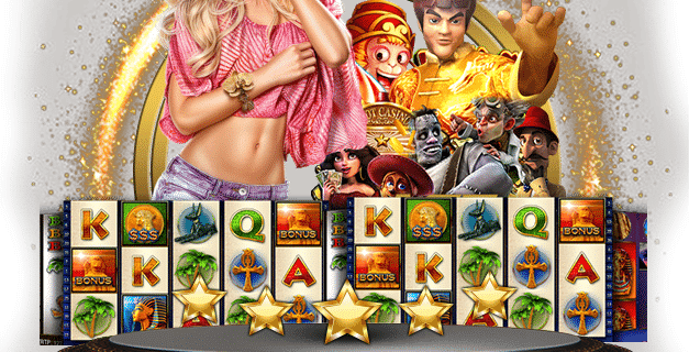 MrATM88 Mega888 slot game compilation graphic of various characters and reels for claiming Free Credit No Deposit Mega888.
