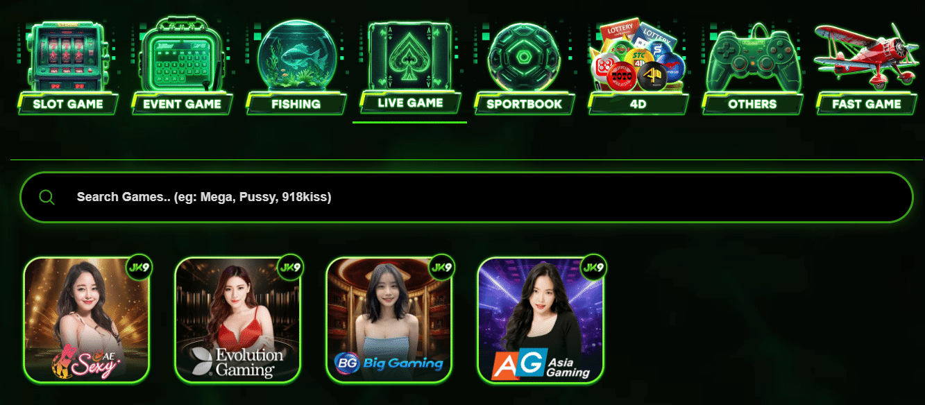 jk9 online casino live casino